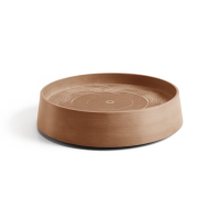 Ecopots onderschotel op wielen Oslo   Rond   Terra   Diameter 41 x H9,5 cm
