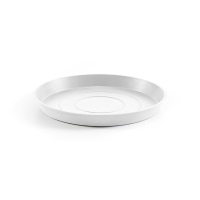 Ecopots onderschotel met waterreservoir   Rond   Pure White   Diameter 36,5 x H3,5 cm