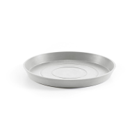 Ecopots onderschotel met waterreservoir  Rond   White Grey   Diameter 36,5 x H3,5 cm