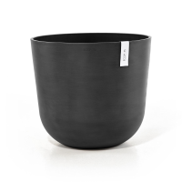 Ecopots bloempot Oslo 55   Rond   Dark Grey   Diameter 55 x H48,5 cm