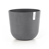 Ecopots bloempot Oslo 35   Rond   Grey   Diameter 35 x H30,5 cm