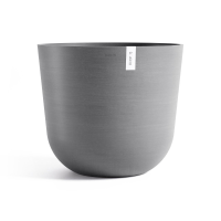 Ecopots bloempot Oslo 75   Rond   Grey   Ø75 x H65 cm