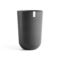 Ecopots bloempot Oslo High 52   Rond   Dark Grey   Diameter 35 x H51,5 cm
