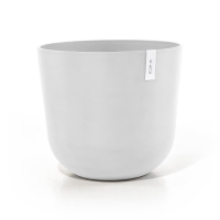 Ecopots bloempot Oslo 55    Rond   Pure White   Diameter 55 x H48,5 cm