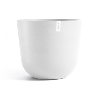 Ecopots bloempot Oslo 65   Rond   Pure White   Diameter 65 x H56,6 cm