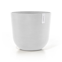 Ecopots bloempot Oslo 45    Rond   Pure White   Diameter 45 x H39,4 cm