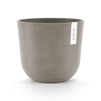 Ecopots bloempot Oslo 25    Rond   Taupe   Diameter 25 x H21,8 cm