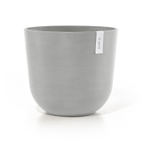 Ecopots bloempot Oslo 45   Rond   White Grey   Diameter 45 x H39,4 cm