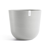 Ecopots bloempot Oslo 65   Rond   White Grey   Diameter 65 x H56,6 cm