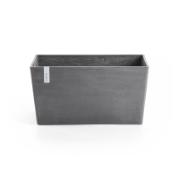 Ecopots bloempot Paris 60   Rechthoekig   Grey   60 x 26,2 x H40,5 cm