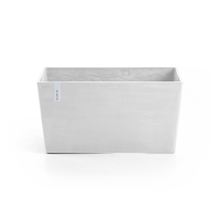 Ecopots bloempot Paris 60   Rechthoekig   Pure White   60 x 26,2 x H40,5 cm