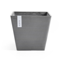 Ecopots bloempot Rotterdam 50   Vierkant   Grey   50 x H43,5 cm