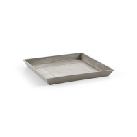 Ecopots onderschotel met waterreservoir   Vierkant   Taupe   43 x H3,5 cm