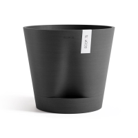 Ecopots bloempot Venice 2 40   Rond   Dark Grey   Diameter 40,2 x H35,7 cm