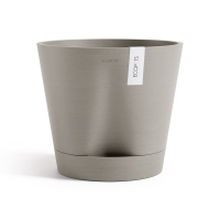 Ecopots bloempot Venice 2 30  Rond   Taupe   Diameter 30 x H27,5 cm