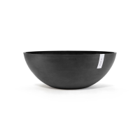 Ecopots bloempot Vienna 70   Rond   Dark Grey   Diameter 70 x H25,3 cm