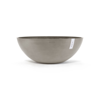 Ecopots bloempot Vienna 70    Rond   Taupe   Diameter 70 x H25,3 cm