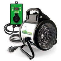 Bio Green ventilatorkachel Palma Twin met digitale thermostaat   tot 12m²