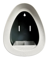 Elho Essential Bird Feeder 18cm   Grijs   Voederplek & Badje   100% Gerecycled
