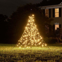 Fairybell All Surface verlichte kerstboom   150 cm   240 warm witte & twinkelende ledlampjes   met statief