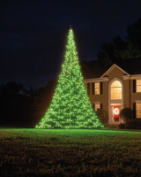 Fairybell Smart Magic vlaggenmast kerstboom   4 m   864 ledlampjes   inclusief vlaggenmast