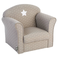 Atmosphera kinderfauteuil Club   Taupe   Klassieke kinderstoel / zetel