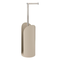 5Five Staande Toiletrolhouder Flex   Taupe   H59 cm   Met reservoir