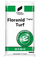 Compo gazonmeststof 25kg voor 800m²   Floranid Twin Turf met Isodurstikstof