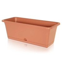 Prosperplast Camelia Bloembak   50,8 cm   Terracotta   Met bodemschaal