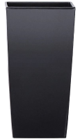 Prosperplast Urbi Square Hoge Plantenbak XXL   Antraciet   40x40 cm   75 cm hoog