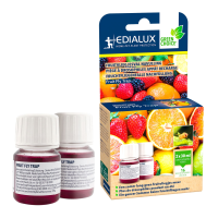 Edialux Fruit Fly Trap Navulling   2 x 30 ml Lokstof   Voor Fruitvliegjesval   Tot 16 weken bescherming