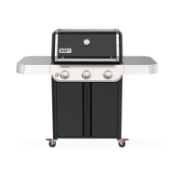 Weber Genesis E 315 LP Gasbarbecue Zwart   Drie Branders, Flavorizer Bars en Vetopvangsysteem voor de Ultieme BBQ Ervaring