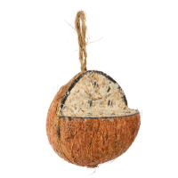 Esschert Design gevulde kokosnoot   LxBxH: 9,6x9,8x10,5cm