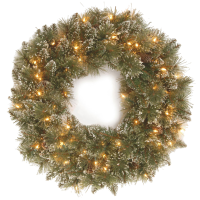 Verlichte kerstkrans 