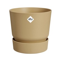 Elho bloempot Greenville Round 40   Golden Sand (Geel)   Diameter 39 x H 37 cm