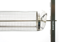 BonFeu Rotisserie Grill Basket   Grillmand voor Braadspit   14,5x14,5x38 cm