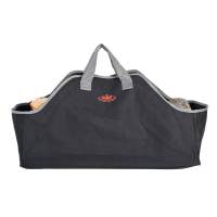 Esschert Design haardbloktas zwart   59x39,5x38,5cm