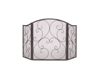 Practo Home haardscherm design classic   3 x 122 x 75,5 cm   Zwart