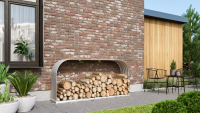 Vitavia Houtopslag Ardor 401   vlak   wit   Houtopslag   L100 cm hoog