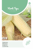 Horti Tops Zaden Witte Mais Glacial 20 Zaden   Tuinzaden   Zoet   Crispy   Snelgroeiend