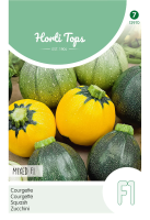 Horti Tops Courgette zaden   ronde F1 soorten   gemengd