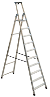 Escalo quadra aluminium   Industriële aluminium trapladder   10 treden