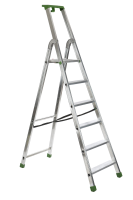 Escalo quadra aluminium   Industriële aluminium trapladder   6 treden