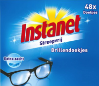 Instanet brillendoekjes streepvrij 48 stuks   Extra zacht