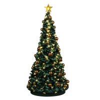 Lemax   'Jolly Christmas Tree'   Verlichte boom   Exclusief adapter (Werkt op batterijen)