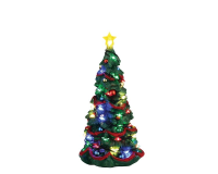 Lemax   'Joyful Christmas Tree'   Verlichte boom   Exclusief adapter (Werkt op batterijen)