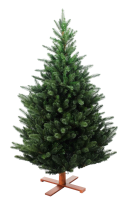 Kentucky kunstkerstboom   183 cm   groen   Diameter 114 cm   1.278 Tips   houten voet