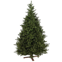 Kentucky Deluxe Hinged kunstkerstboom   243 cm   Donkergroen   Diameter 163 cm   2754 tips   Houten voet