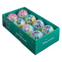 Christmas Inspirations kerstballen Disney© Stitch   set van 8 stuks   Diameter 6 cm