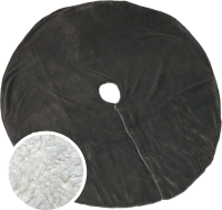 Unique Living kerstboomrok   Diameter 110cm   donkergrijs